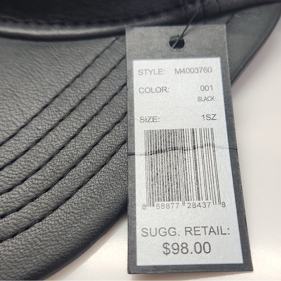 Marc by Marc Jacobs Faux Leather Hat NWT - Picture 3 of 10